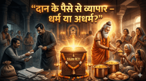 “दान के पैसे से व्यापार करना धर्म है या अधर्म? जानिए शास्त्रों का सत्य”